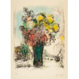 Chagall, Marc. 1887 Witebsk - 1985 St. Paul de Vence. Le bouquet rouge et jaune. 1974.