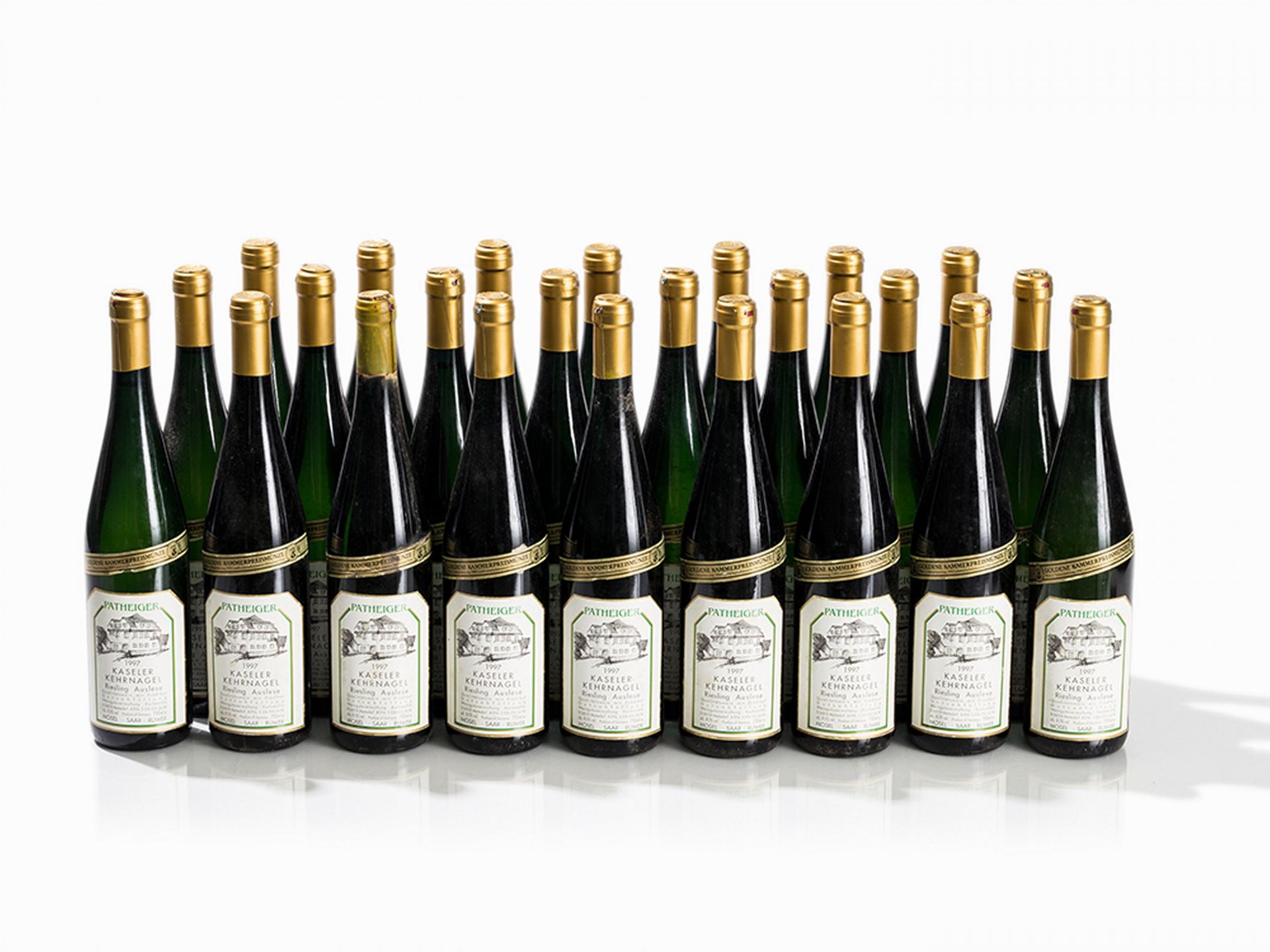 24 Flaschen Kaseler Kehrnagel Riesling Auslese Goldkapsel Erzeuger: Patheiger Jahrgang 1997 Kasel, - Bild 5 aus 5