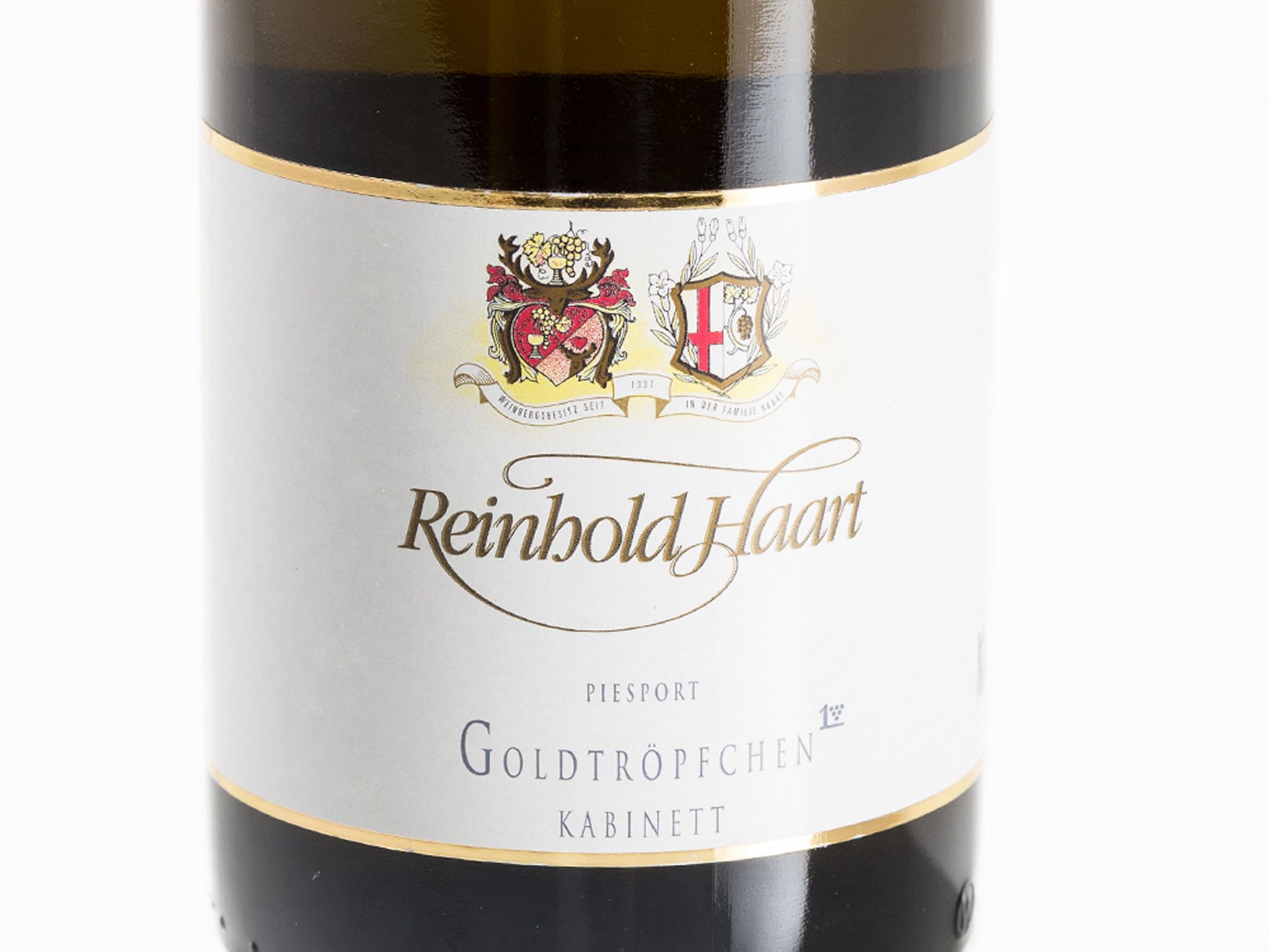 29 Flaschen Goldtröpchen Riesling Kabinett Erzeuger: Reinhold Haart Jahrgang 2006 Piesport, Mosel/ - Bild 3 aus 7