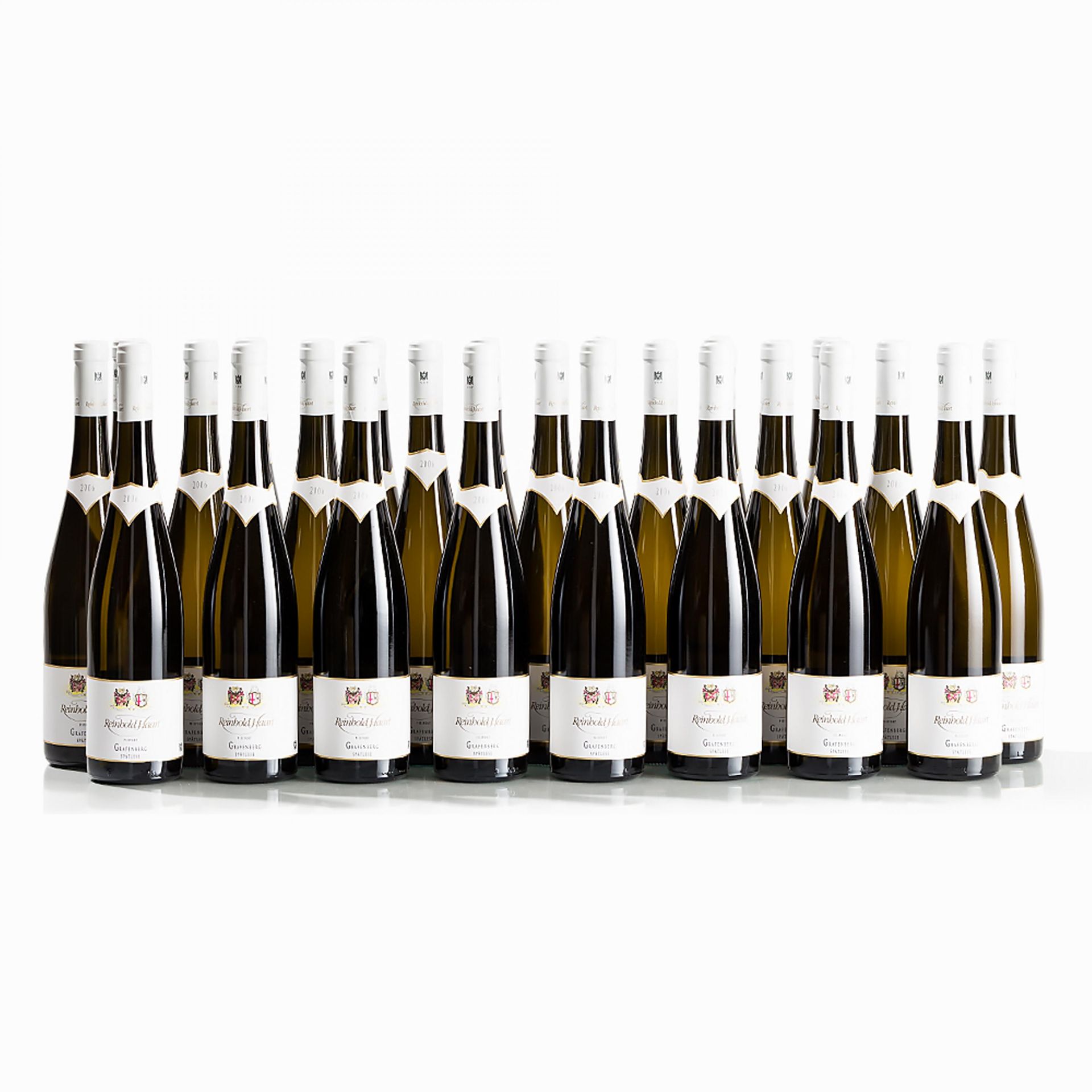 24 Flaschen Kiedricher Gräfenberg Riesling Spätlese Erzeuger: Reinhold Haart Jahrgang 2006 Kiedrich,