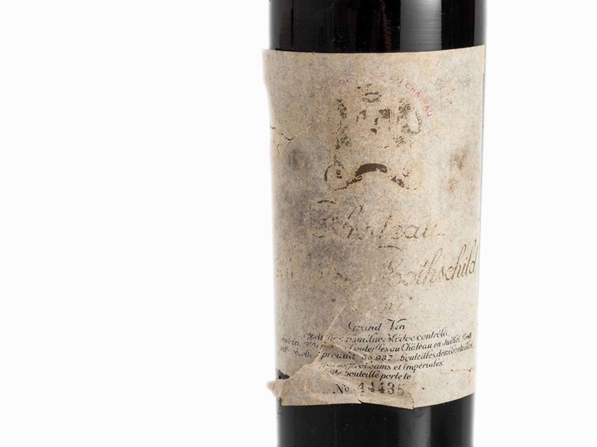 1 Flasche Château Mouton-Rothschild Erzeuger: Château Mouton-Rothschild Jahrgang 1940 Pauillac, - Bild 2 aus 5