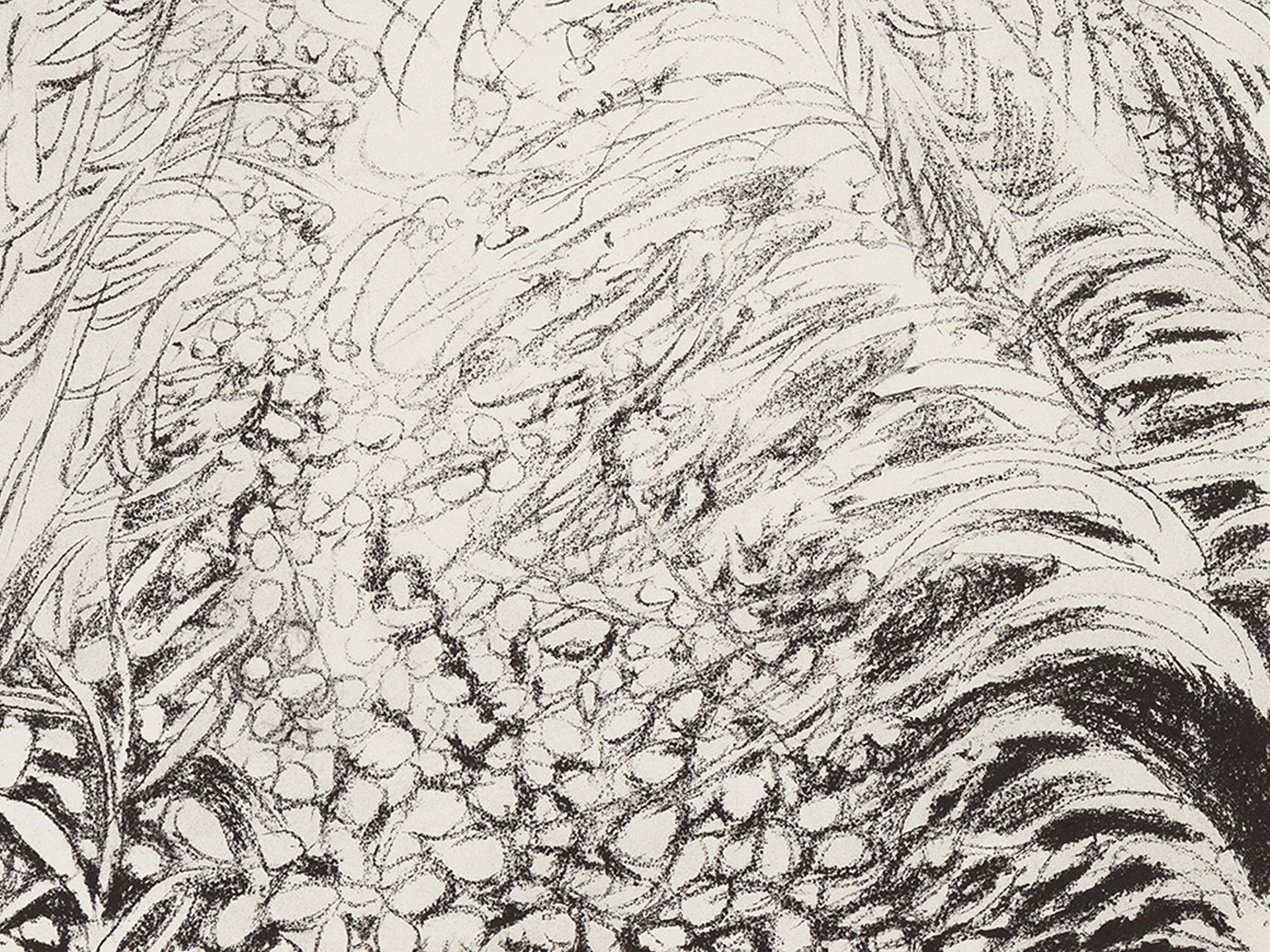 Fazzini, Pericle 1913 Grottemmare - 1987 Rom Feld Lithografie auf Papier 1970er Jahre Signiert. - Bild 3 aus 6