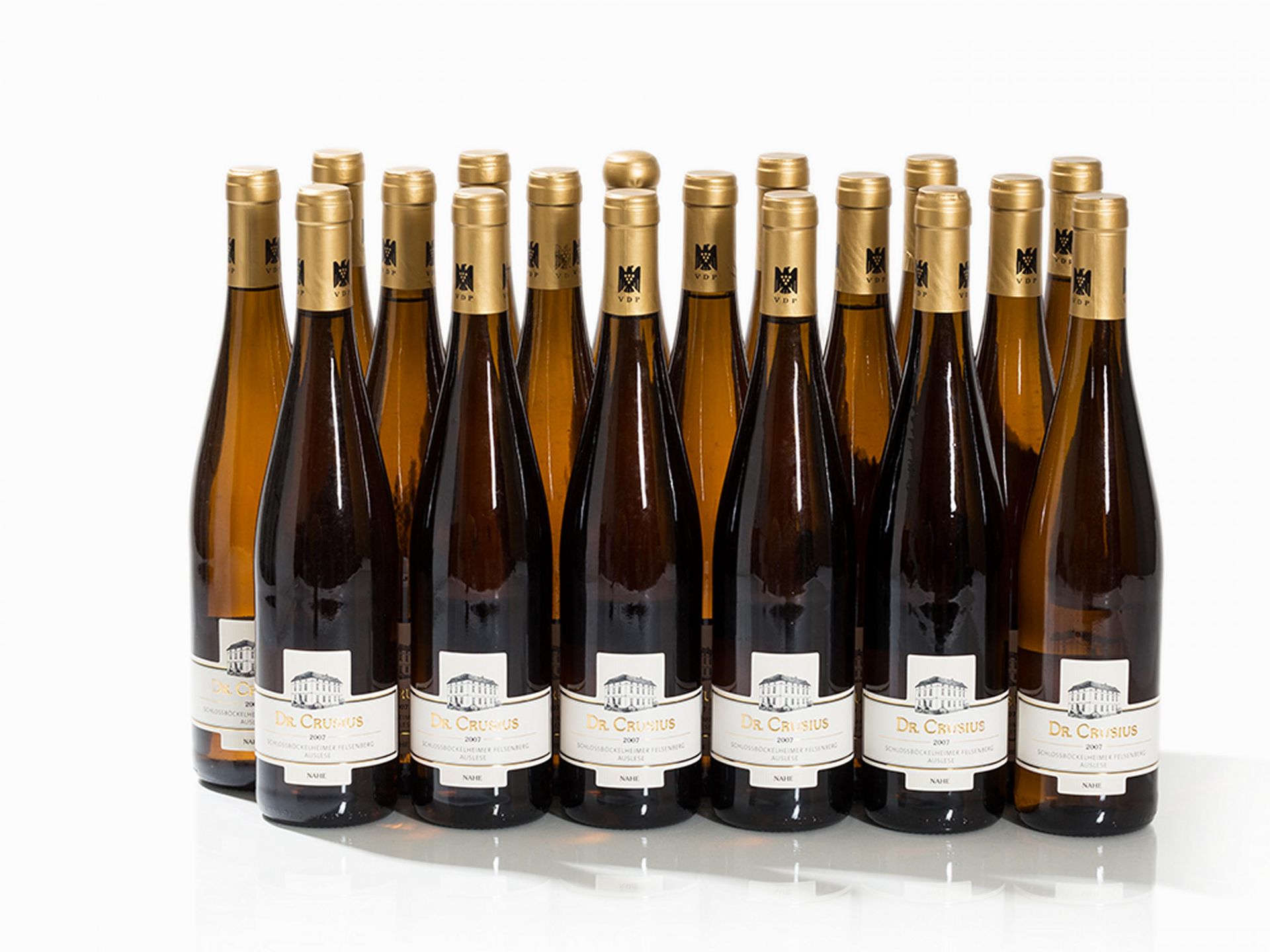 18 Flaschen Schloßböckelheimer Felsenberg Riesling Auslese Goldkapsel Erzeuger: Dr. Crusius Jahrgang - Bild 7 aus 7