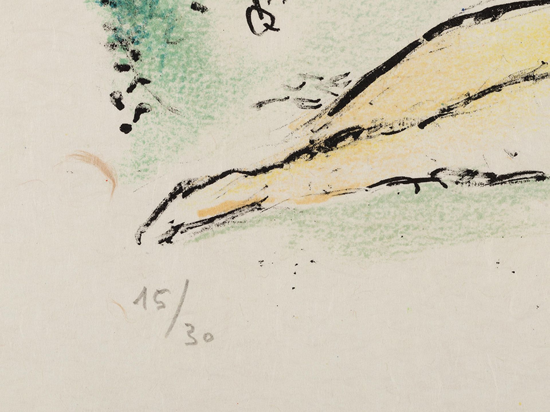 Chagall, Marc 1887 Witebsk - 1985 St. Paul de Vence Athene senkt Odysseus in den Schlaf - Image 5 of 9