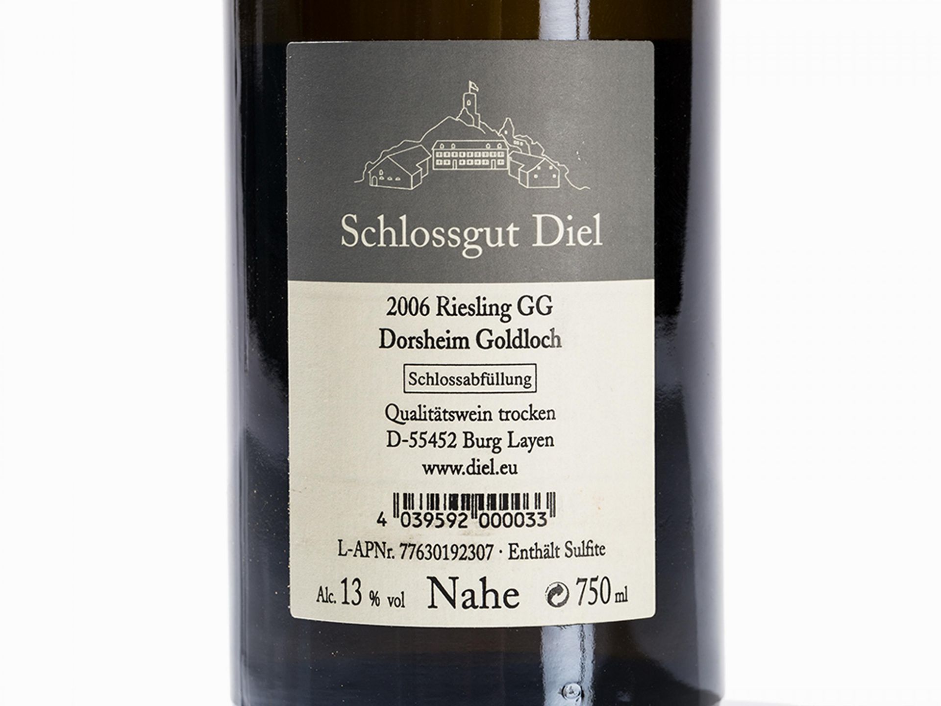 24 Flaschen Dorsheimer Goldloch Riesling Großes Gewächs Erzeuger: Schlossgut Diel Jahrgang 2006 - Bild 5 aus 8