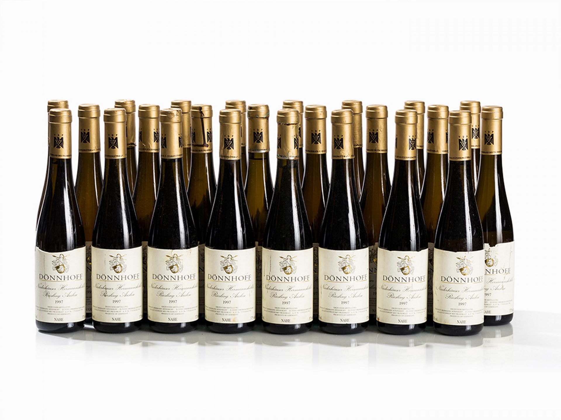 24 Halbe Flaschen Niederhauser Hermannshöhle Riesling Auslese Goldkapsel Erzeuger: Dönnhoff Jahrgang - Bild 6 aus 6