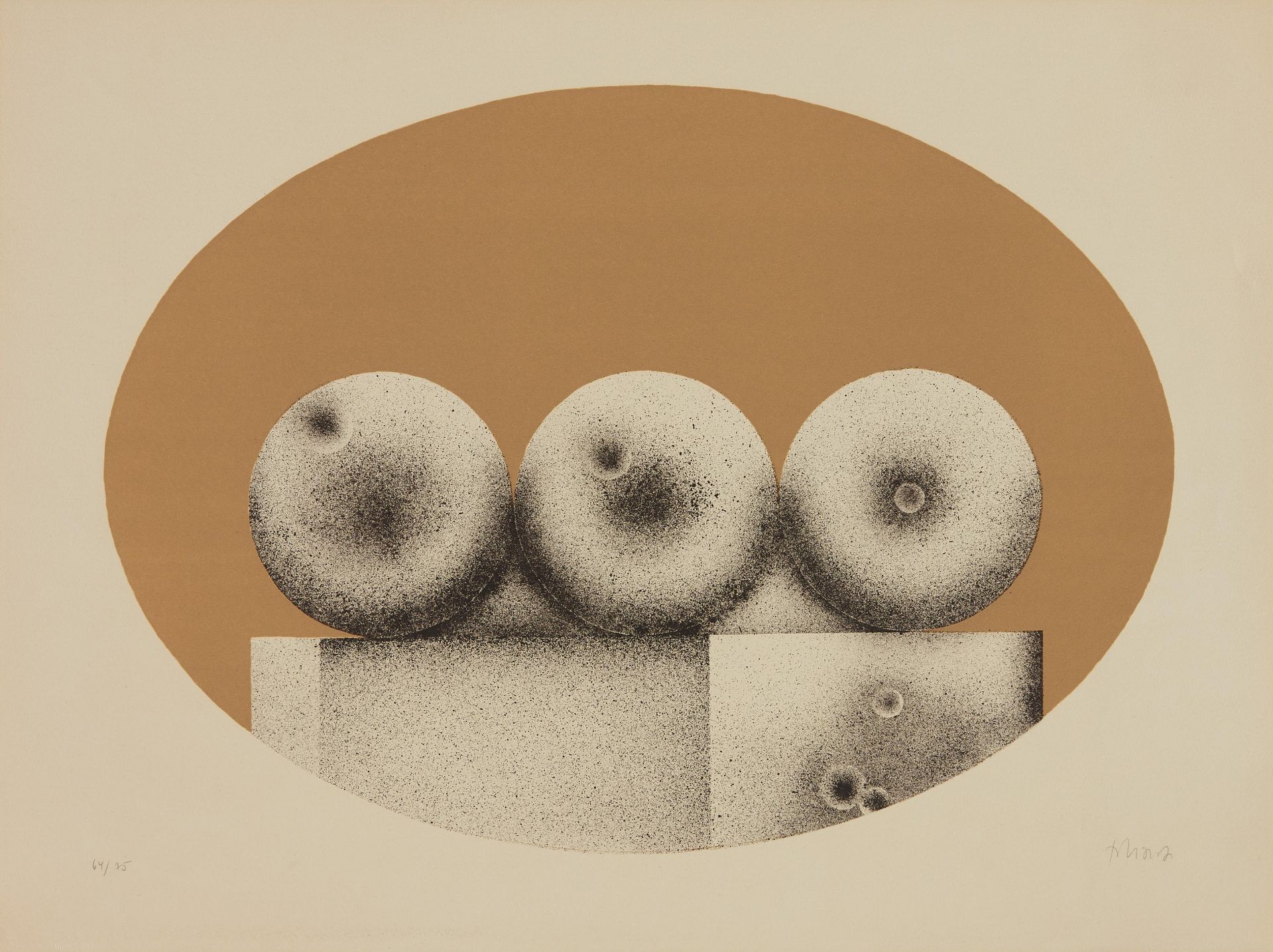 Verschiedene Künstler (G. Wiegner, F. Eggenschwiler u.a.) Konvolut (4 Drucke) Verschiedene Techniken - Bild 3 aus 4