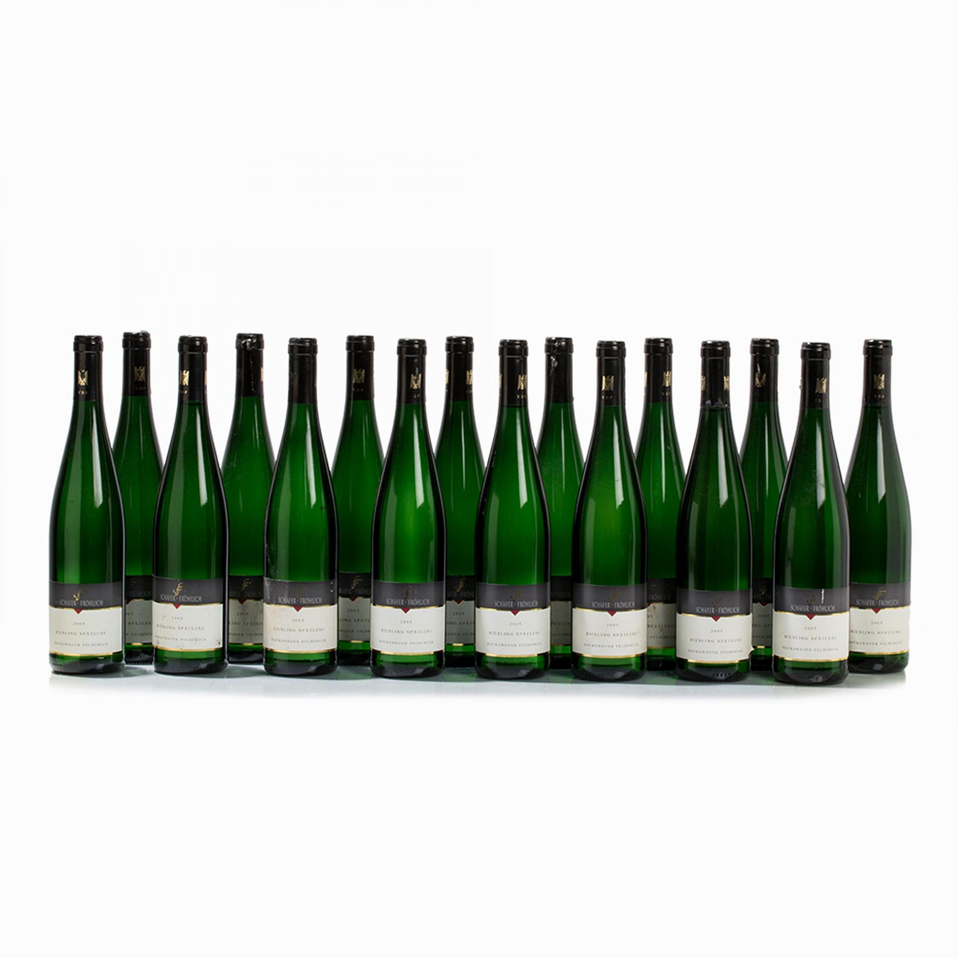 16 Flaschen Bockenauer Felseneck Spätlese Erzeuger: Weingut Schäfer-Fröhlich Jahrgang 2005 Nahe/