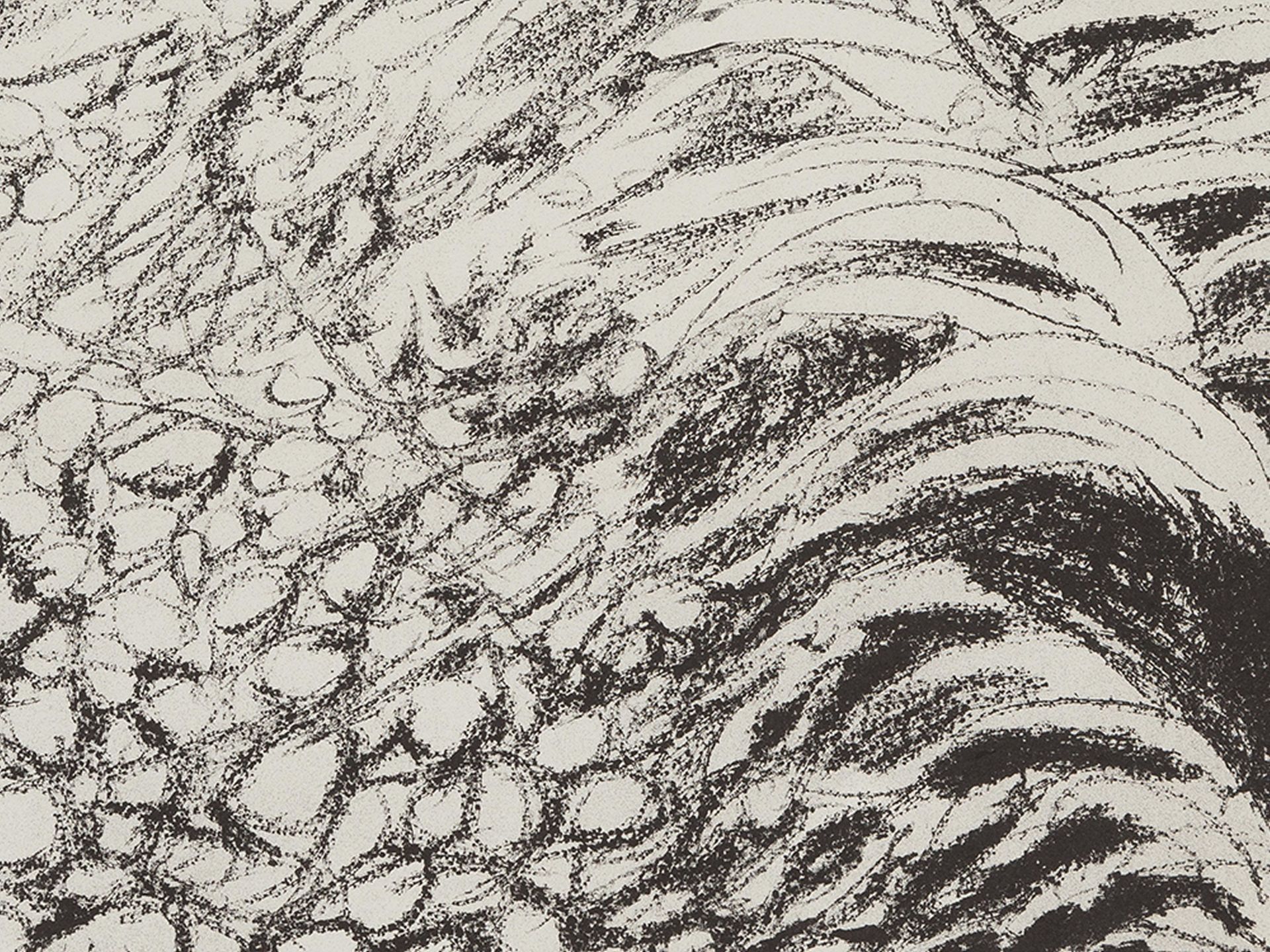 Fazzini, Pericle 1913 Grottemmare - 1987 Rom Feld Lithografie auf Papier 1970er Jahre Signiert. - Bild 4 aus 6
