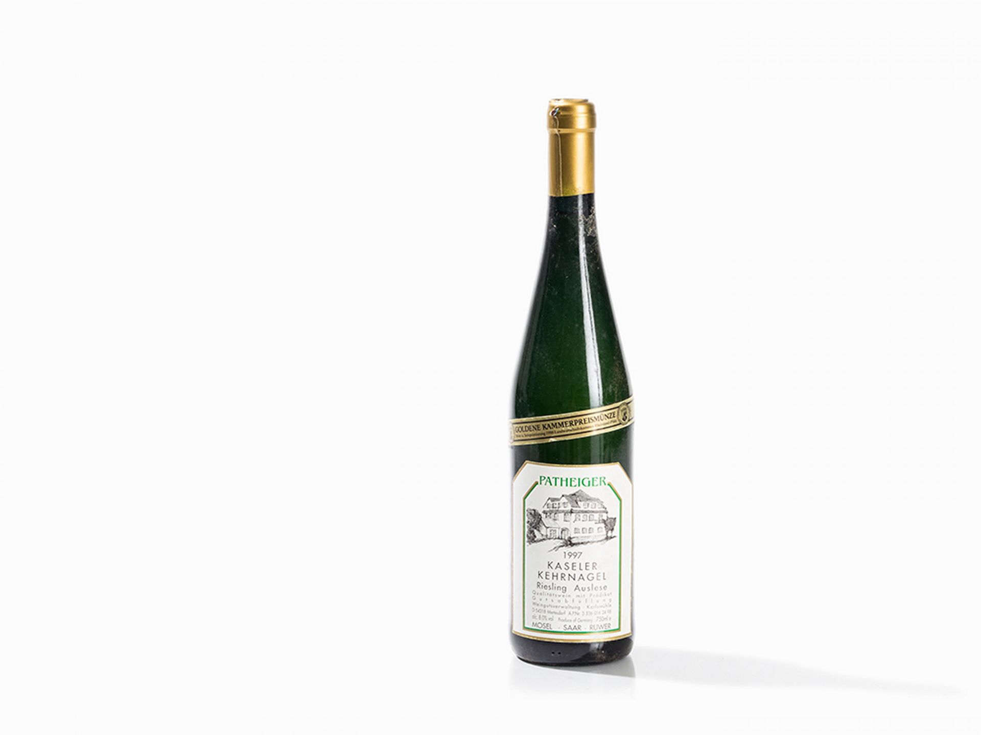 24 Flaschen Kaseler Kehrnagel Riesling Auslese Goldkapsel Erzeuger: Patheiger Jahrgang 1997 Kasel, - Bild 2 aus 5