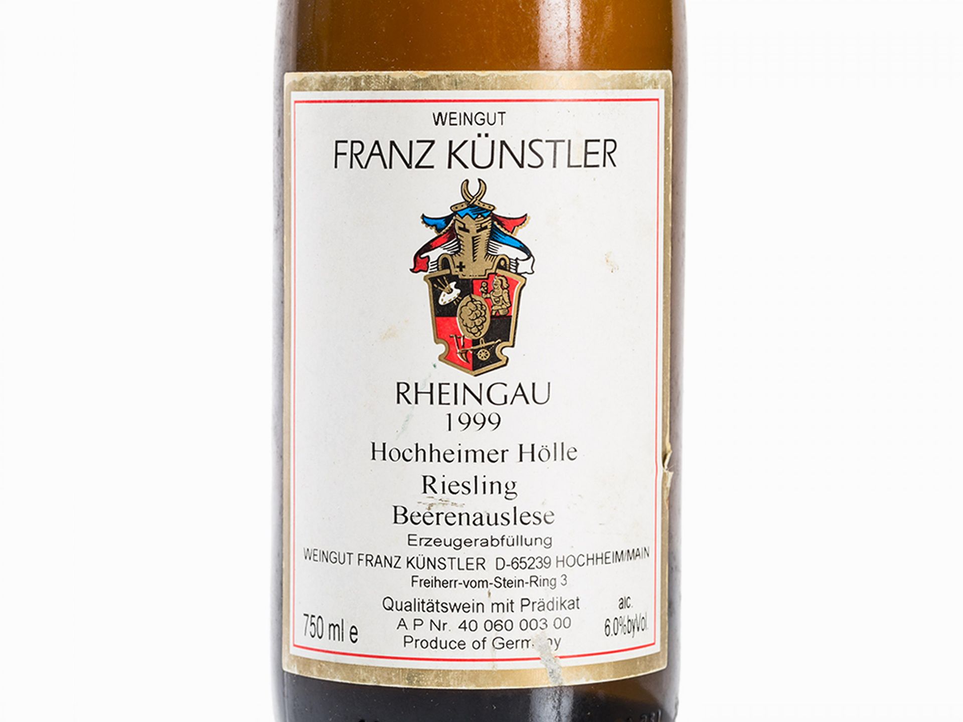 Konvolut (14 Flaschen - Deutscher Riesling aus den 1990er Jahren) 1 Flasche Erdener Prälat - Bild 7 aus 9