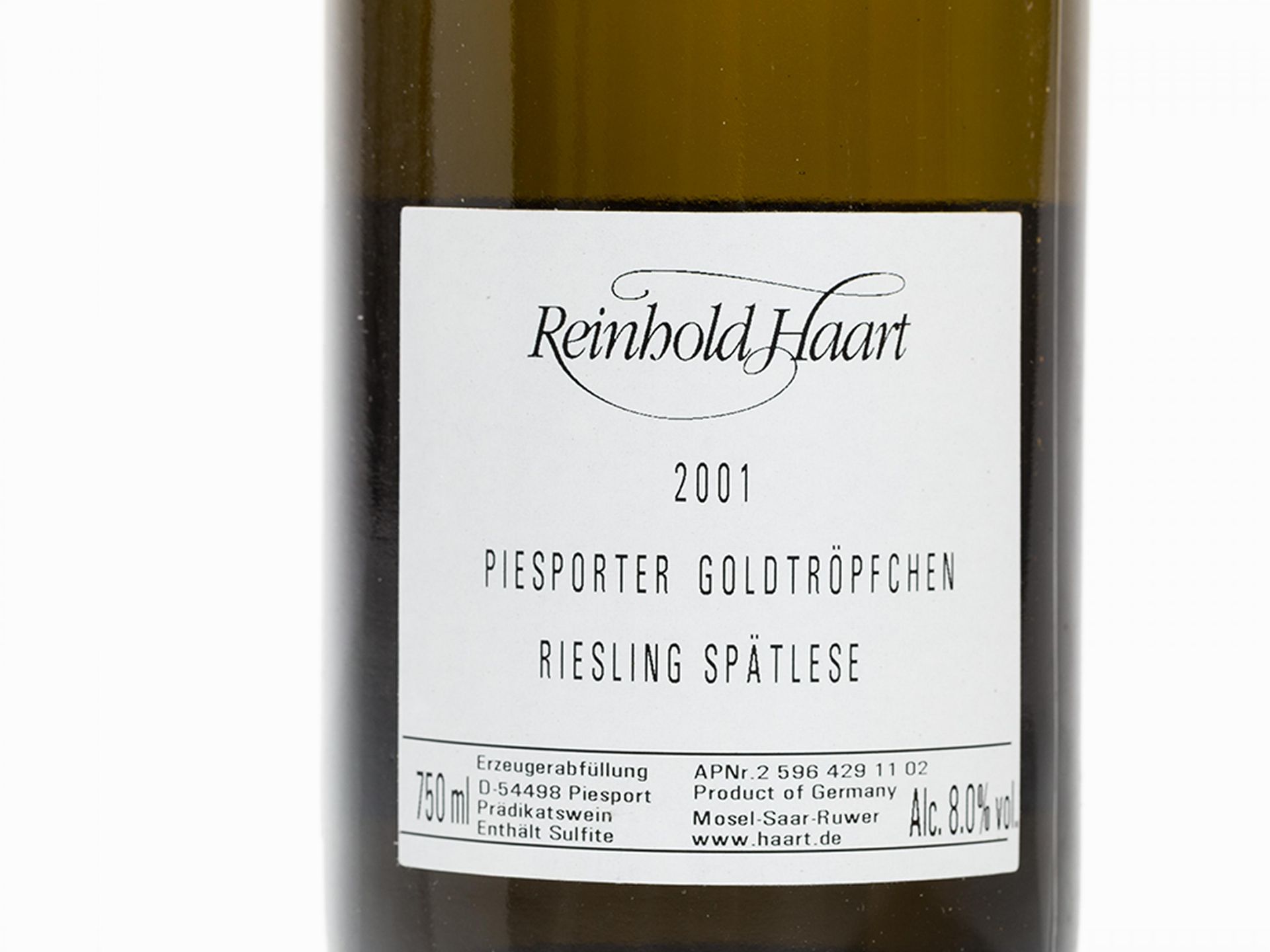 24 Flaschen Piesporter Goldtröpchen Riesling Spätlese Erste Lage Erzeuger: Reinhold Haart Jahrgang - Bild 4 aus 7