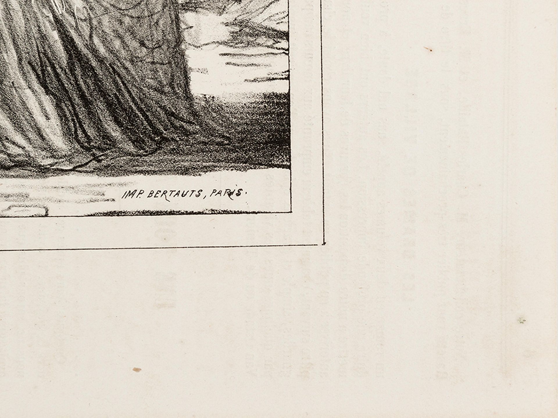 Daumier, Honoré (1808 Marseille - 1879 Valmondois) A la Varenne-Saint-Maur Lithografie auf Papier - Bild 5 aus 7