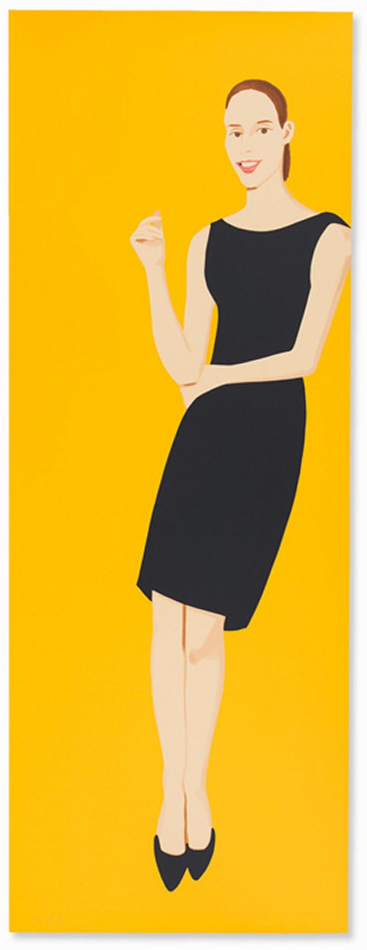Katz, Alex 1927 New York Ulla (aus: 'Black Dress') Farbserigrafie auf Karton 2015 Signiert. Eines