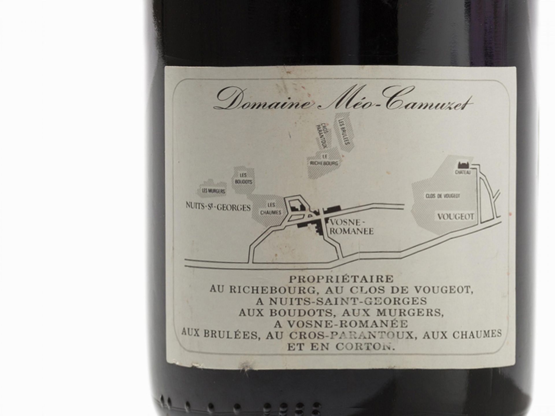 1 Flasche Clos de Vougeot Grand Cru Erzeuger: Domaine Méo-Camuzet Jahrgang 1990 Côte de Nuits, - Bild 3 aus 6