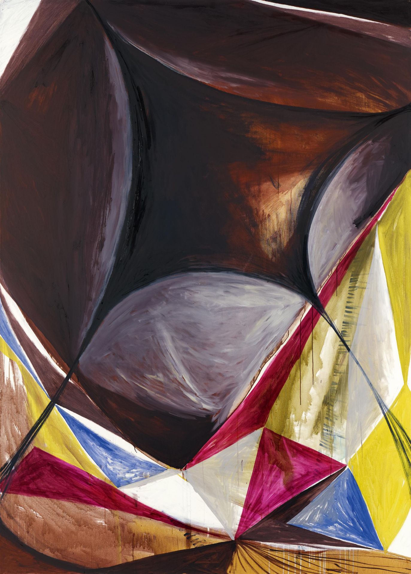 Dobliar, Hansjörg 1970 Ulm "Sonor". 2005. Acryl, Öl und Lack auf Leinwand. 280 x 200cm.