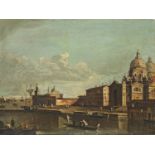 Tironi, Francesco Venedig 1745 - 1797 zugeschrieben Santa Maria della Salute. Öl auf Leinwand. 54