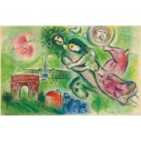 Chagall, Marc 1887 Witebsk - 1985 St. Paul de Vence nach Romeo et Juliet. 1964. Farblithografie