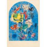 Chagall, Marc 1887 Witebsk - 1985 St. Paul de Vence nach Der Stamm Dan. Aus: "Zwölf Entwürfe für die