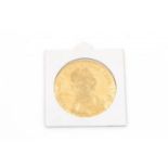 gouden Oostenrijkse munt Oostenrijkse 24 krt. gouden 4 Ducat munt met portret van Keizer Franz