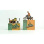 2 blikken Corgi Toys automaten waaronder motorfiets 2 blikken Corgi Toys automaten waaronder Jolly