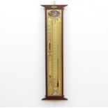 barometer, Brabant Barometer moderne contra barometer met lithografische metalen schaalplaten,