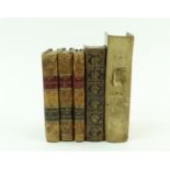 5 antieke boekjes 5 antieke boeken waaronder Den toetssteen van de Wereldt dorr J. van Riet, 1687 en