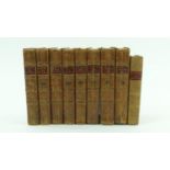 serie boekjes w.o. Voltaire en Moliere serie van 8 boeken Les Chef-Deouvre....Voltaire, 18e eeuw