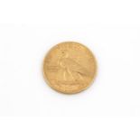 gouden 10 dollar munt Amerikaanse gouden Eagle/Indian Head 10 dollar munt, anno 1912