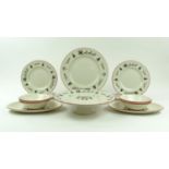 4-persoons Wedgwood kerstservies 4-persoons Engels aardewerk kerstservies bestaande uit dinerborden,