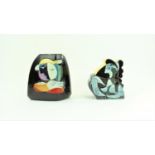vaas en doos, ontwerp: Picasso Aardewerk dekseldoos en vaas, uit de serie: 'Artis Orbis', ontwerp