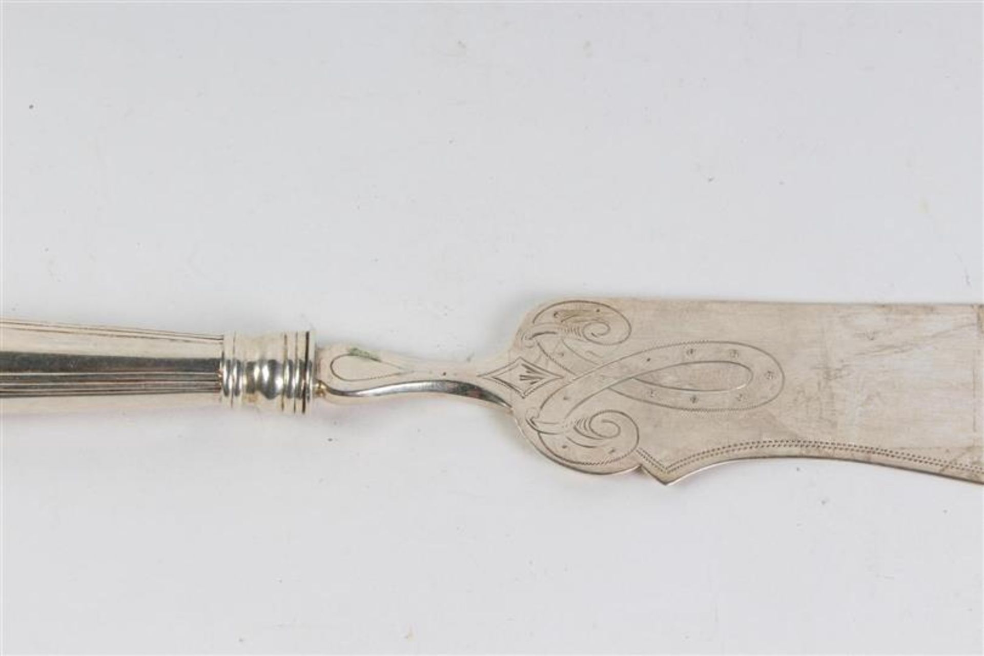 Zilveren schep, Hollands gekeurd, Biedermeier 19e eeuw. Gewicht: 119 g. - Bild 3 aus 3