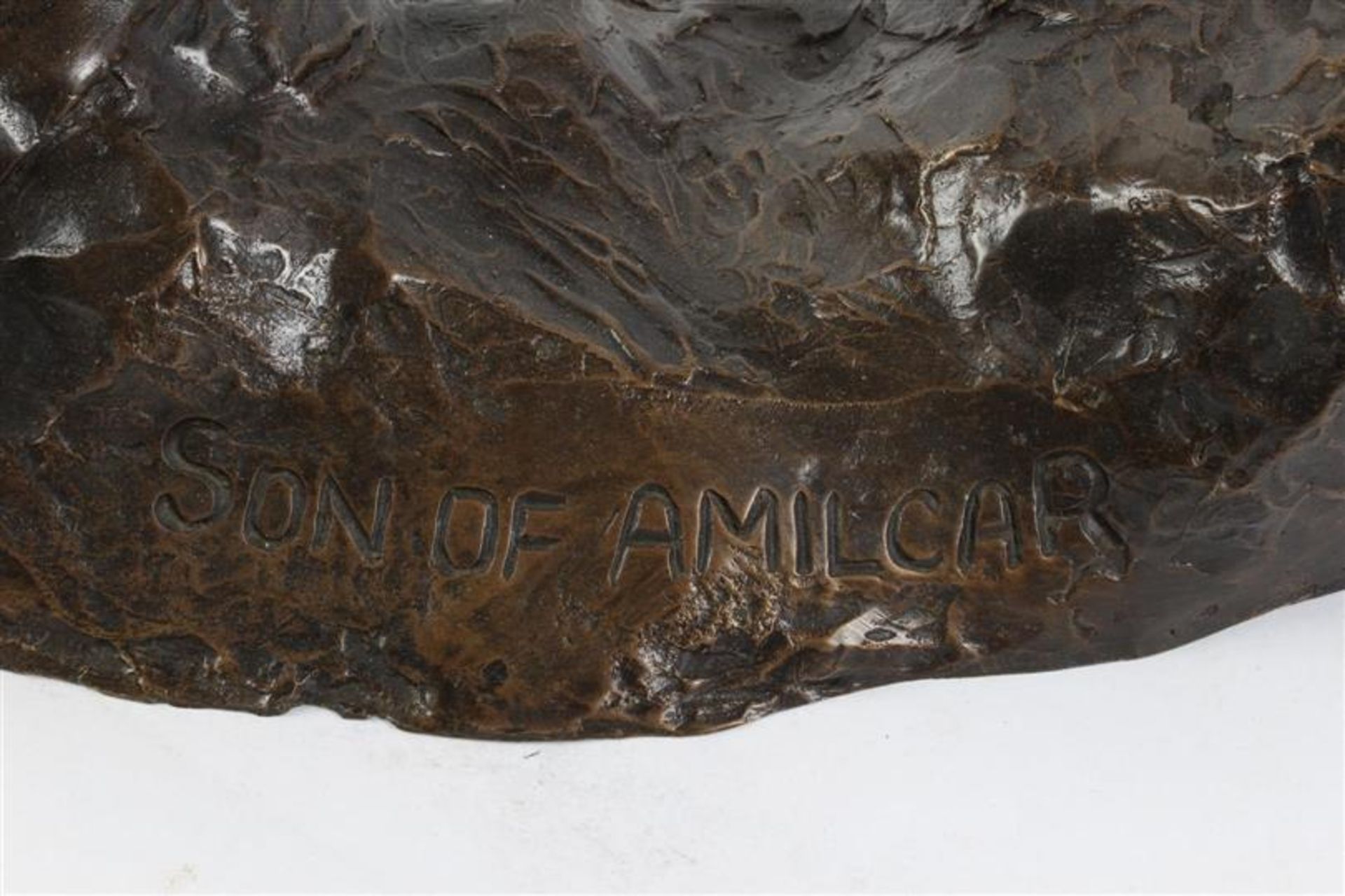 Bronzen beeld, 'Son of Amilcar'. - Bild 5 aus 5