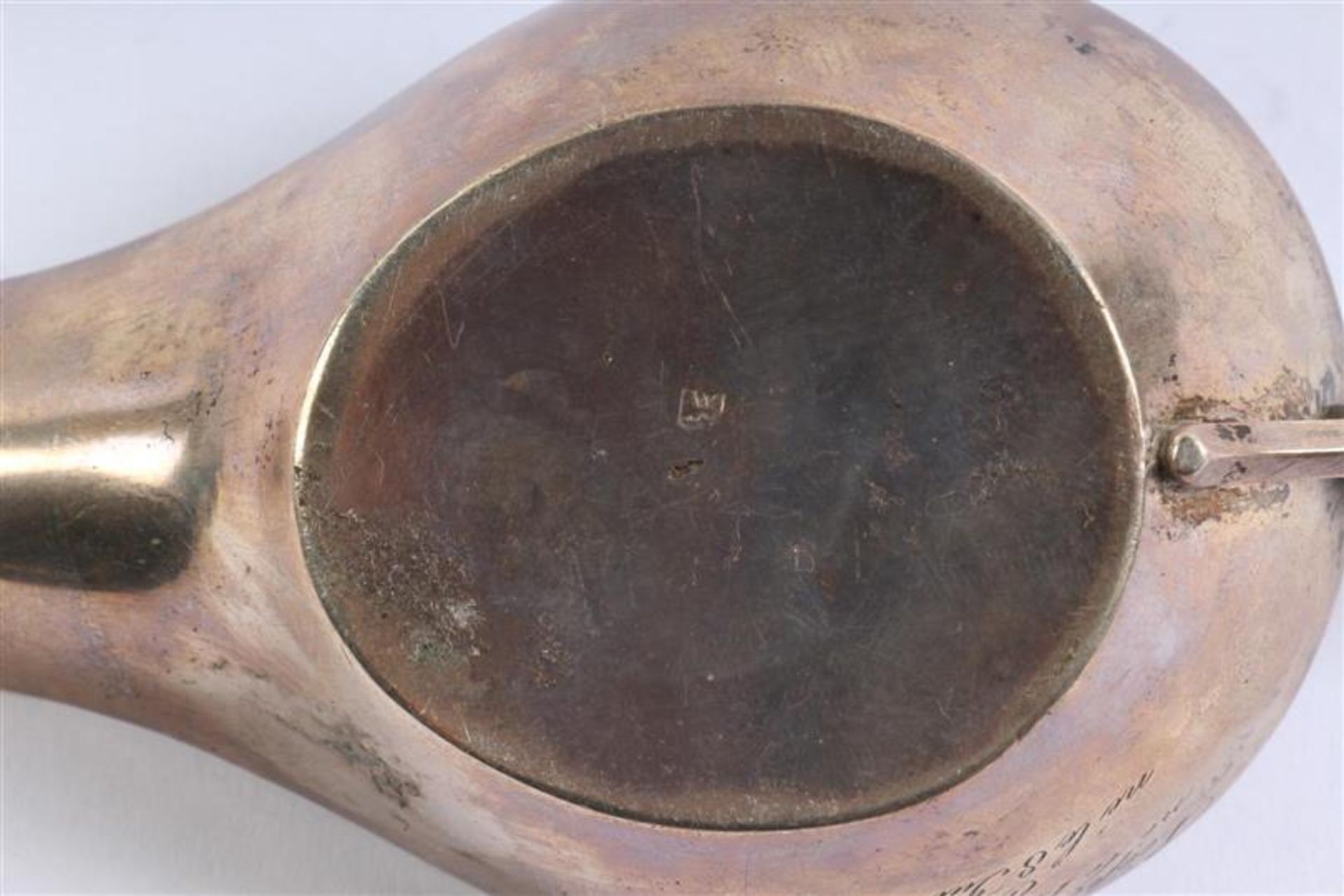 Zilveren papschuitje, 19e eeuw. L: 14 cm. Gewicht: 61.4 g. - Bild 4 aus 4