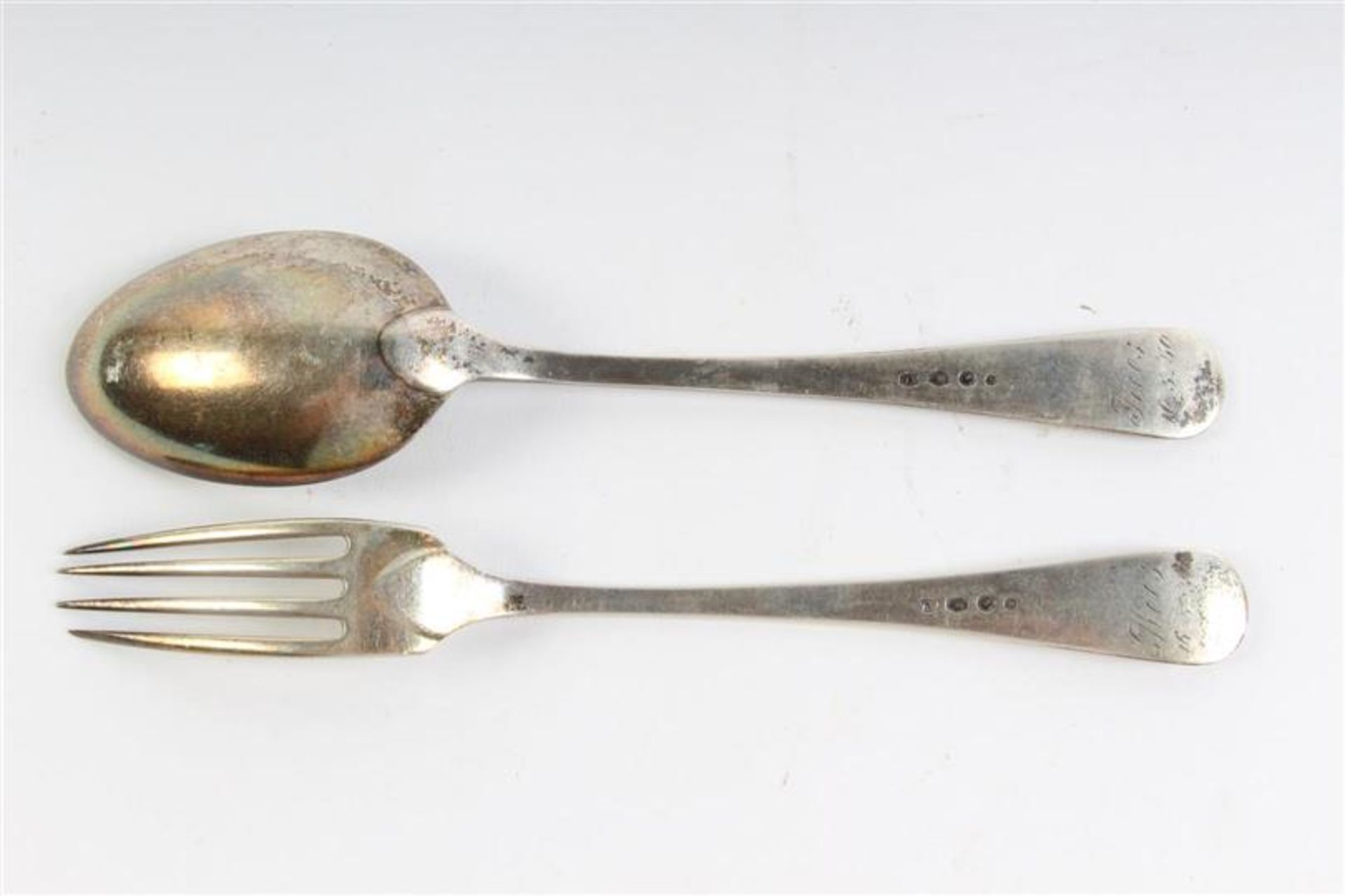 Zilveren couvert, Van Kempen en Begeer. Gewicht: 121 g. - Image 2 of 3