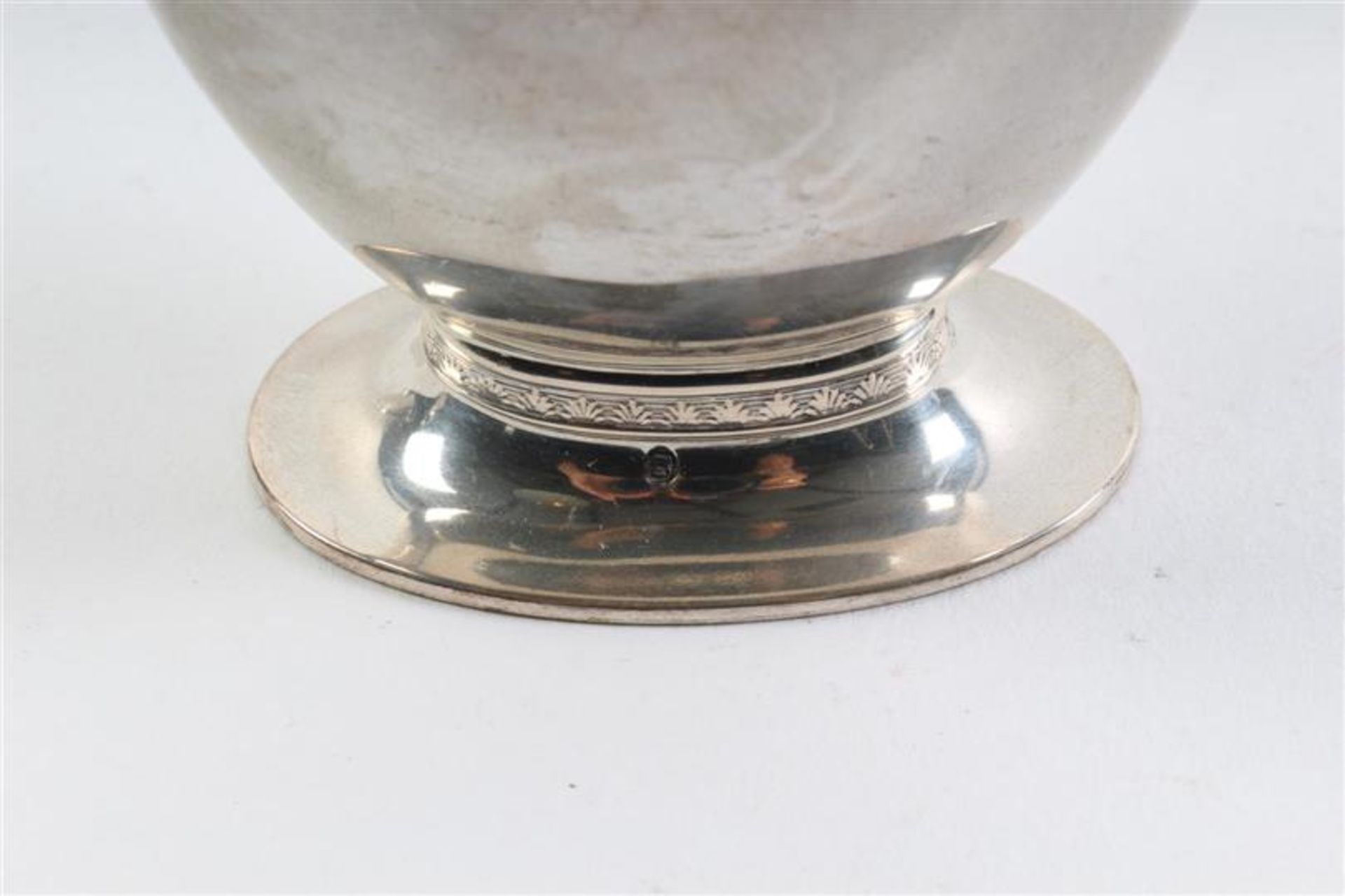 Vierdelig zilveren theeservies. Gewicht: 740 g. - Image 5 of 9