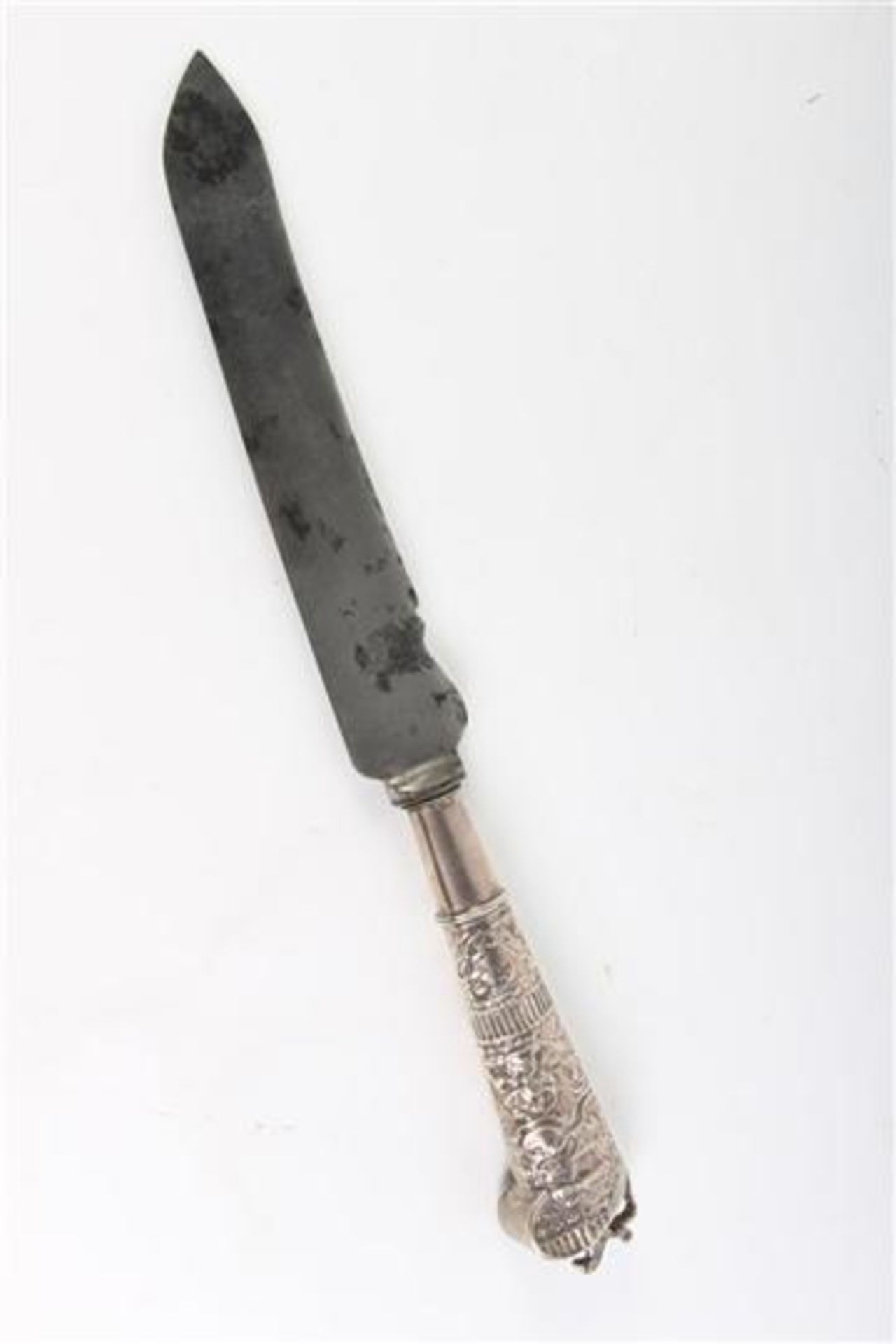 Zeeuws mes met zilveren heft. L: 34 cm. - Bild 5 aus 5