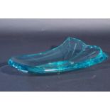 Giorgio Berlini, glass dish, signed, l. 39 cm. 27.00 % buyer's premium on the hammer price, VAT