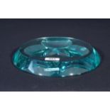 Giorgio Berlini, glass dish, diam. 24 cm. 27.00 % buyer's premium on the hammer price, VAT included