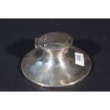 English silver inkpot with stamp holder, 925, Birmingham, weighted 27.00 % buyer's premium on the