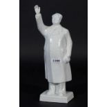 Porcelain Mao, h. 28 cm. 27.00 % buyer's premium on the hammer price, VAT included