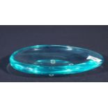 Giorgio Berlini, glass dish, signed, l. 21 cm. 27.00 % buyer's premium on the hammer price, VAT