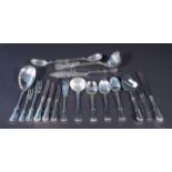 appr. 229-silver plated Robbe & Berking cutlery, consisting of: 24 ice spoons, 12 fish forks and