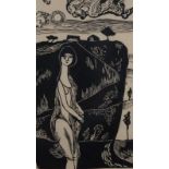G. Eggen (1921-2000), woodcut, Nude, sig. b.r., dated '79, 50/50, dim. 41 x 24 cm. 27.00 % buyer's