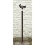 Bronze sculpture on iron stand, h. 125 cm. 27.00 % buyer's premium on the hammer price, VAT