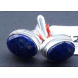 Cufflinks, set with lapis lazuli 27.00 % buyer's premium on the hammer price, VAT included