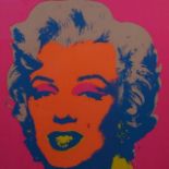 Warhol, A. (1928-1987), Marilyn, seriegraphy printed by Sunday B. Morning, dim. 91 x 91 cm. 27.00 %