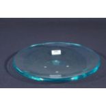 Giorgio Berlini, glass dish, diam. 29 cm. 27.00 % buyer's premium on the hammer price, VAT included