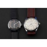 2 vintage steel men wrist watches, brands a.o. Plato (2x) 27.00 % buyer's premium on the hammer