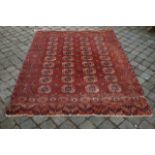 Persian carpet, dim. 188 x 143 cm, wear and tear 27.00 % buyer's premium on the hammer price, VAT